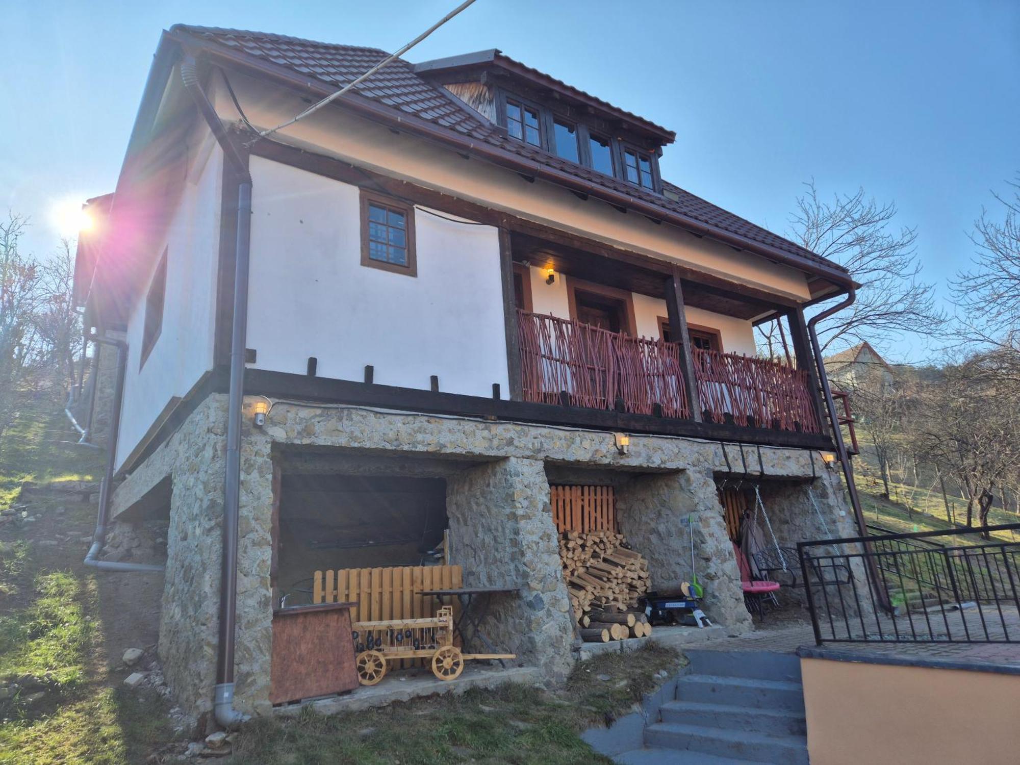 Pensiunea Carul Mare Rasinari Exterior photo